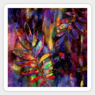 Botanical abstract Sticker